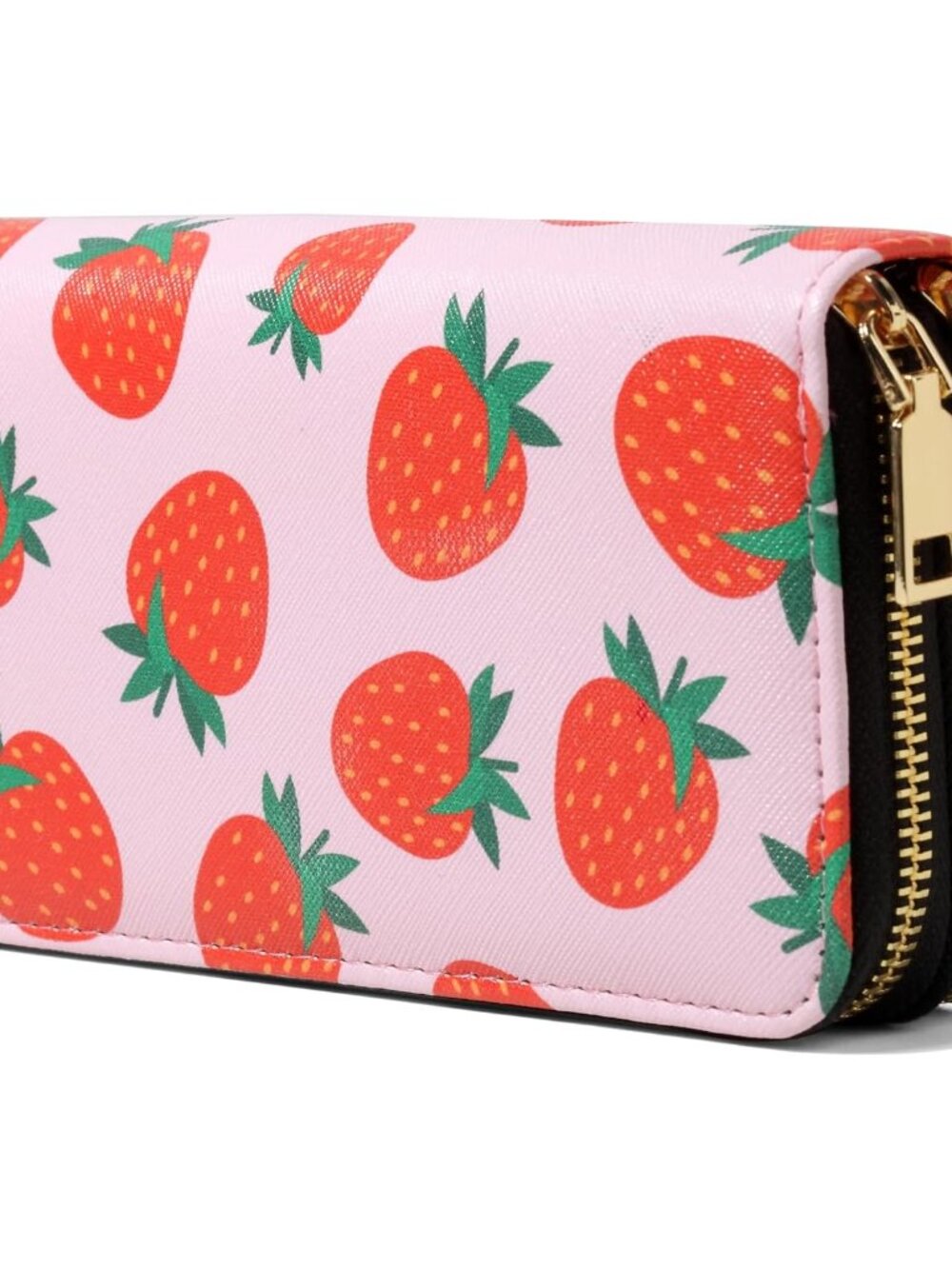 Strawberry Wallets for Women Kawaii Large Capacity 2 Zipper Wallet Cute Ladies P
